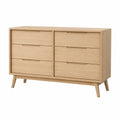 Commode en bois à 6 tiroirs
