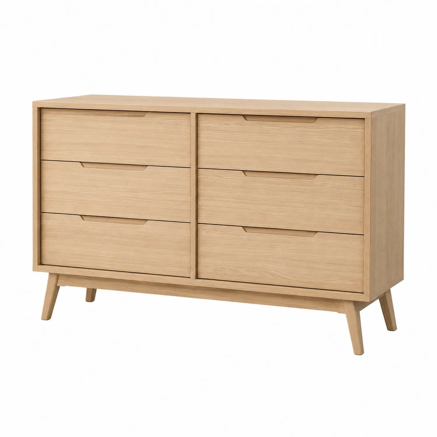 Commode en bois à 6 tiroirs